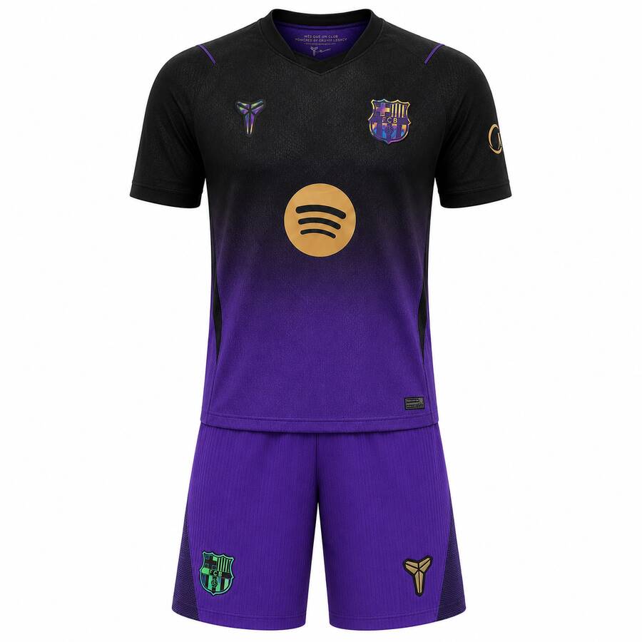 חליפת ילדים ברצלונה חוץ 2026/2027 - צד קדמי