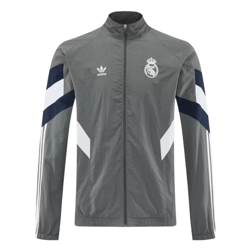 ג'קט ריאל מדריד אפור 2025/2026 - צד קדמי