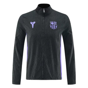 ג'קט ברצלונה שחור 2025/2026 - צד קדמי
