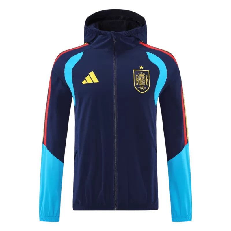 מעיל רוח ספרד כחול 2025/2026 - צד קדמי