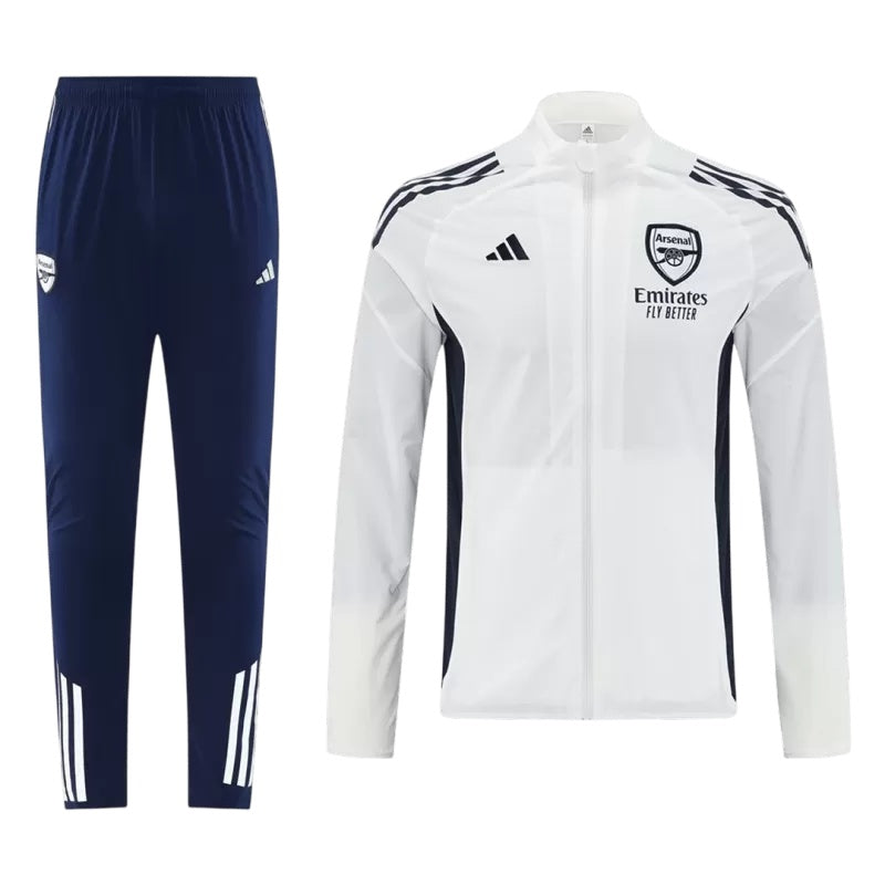 ג'קט ארסנל לבן 2025/2026 - צד אחורי