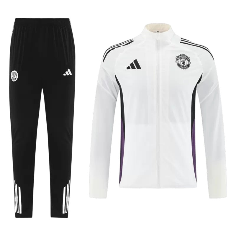 ג'קט מנצ'סטר יונייטד לבן 2025/2026 - צד אחורי