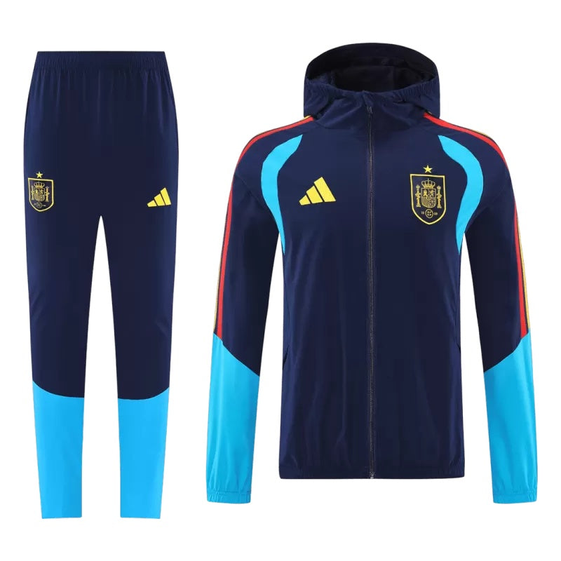 מעיל רוח ספרד כחול 2025/2026 - צד אחורי