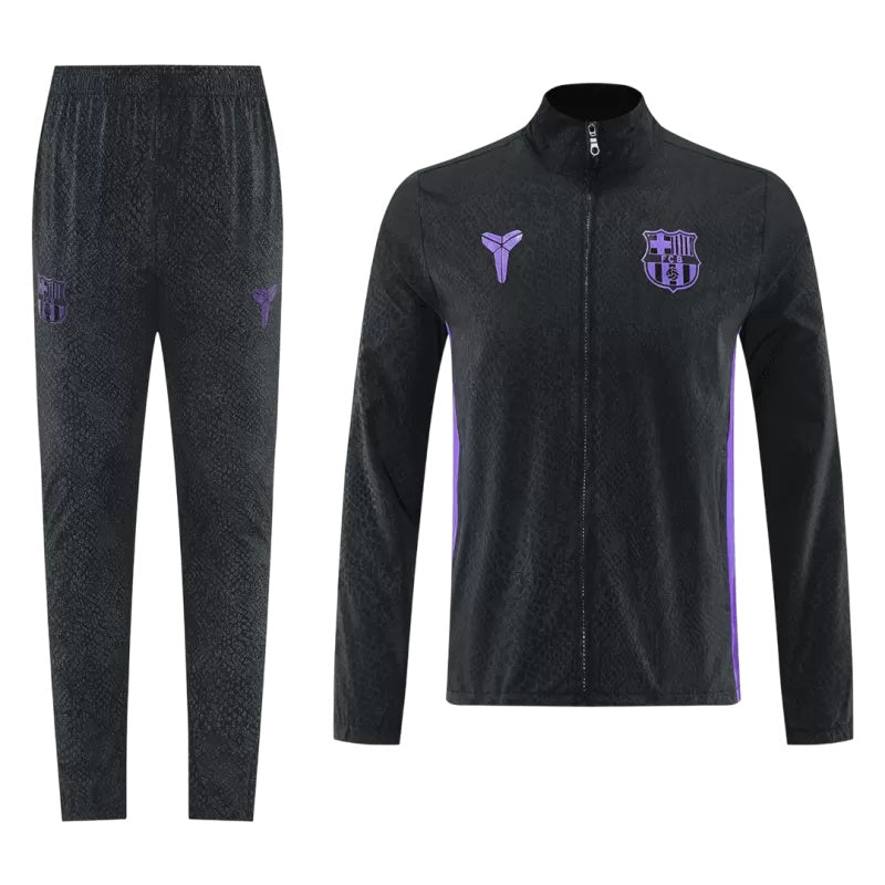 ג'קט ברצלונה שחור 2025/2026 - צד אחורי